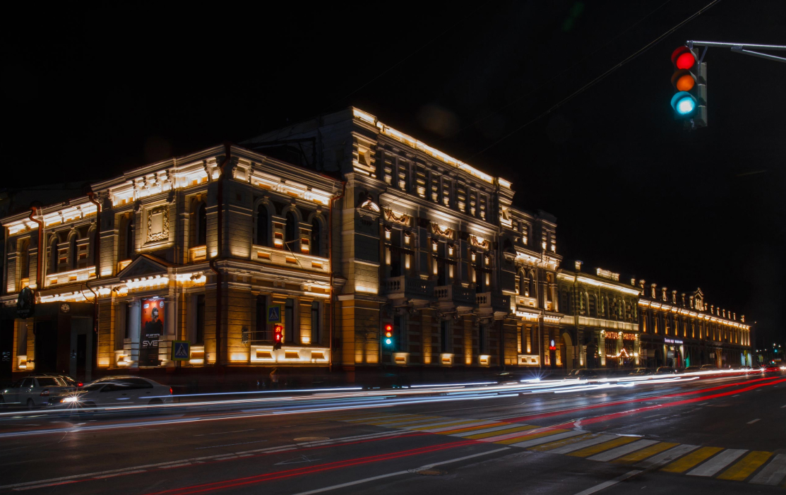 Архитектурное освещение - заказать проект. Подсветка фасадов зданий и ...