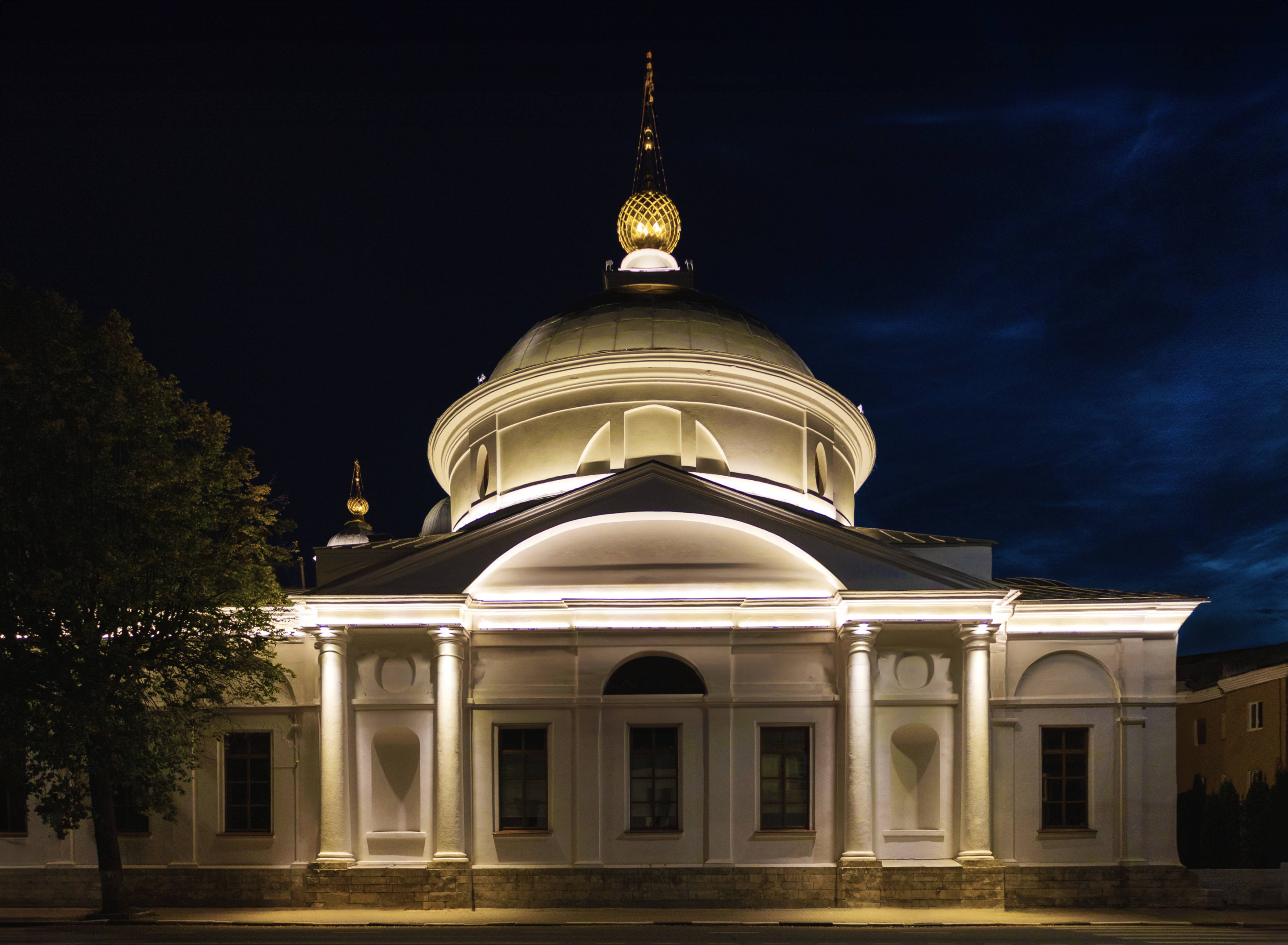 Казанский женский монастырь - проект наружного освещения