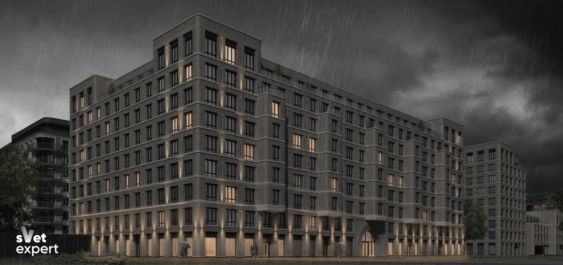 Visualization of a house on Koltovskaya