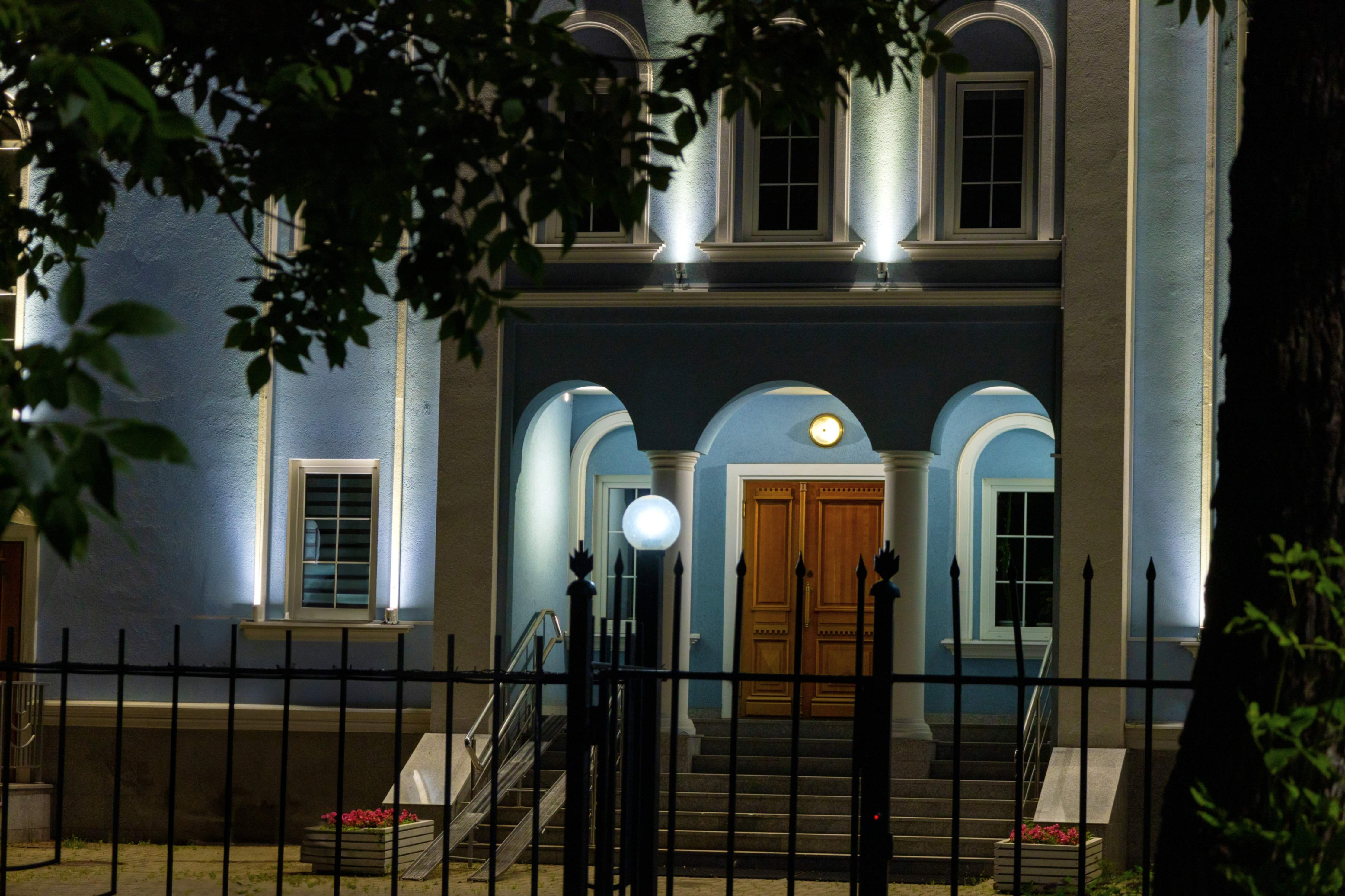 Здание Ярославской синагоги - проект наружного освещения