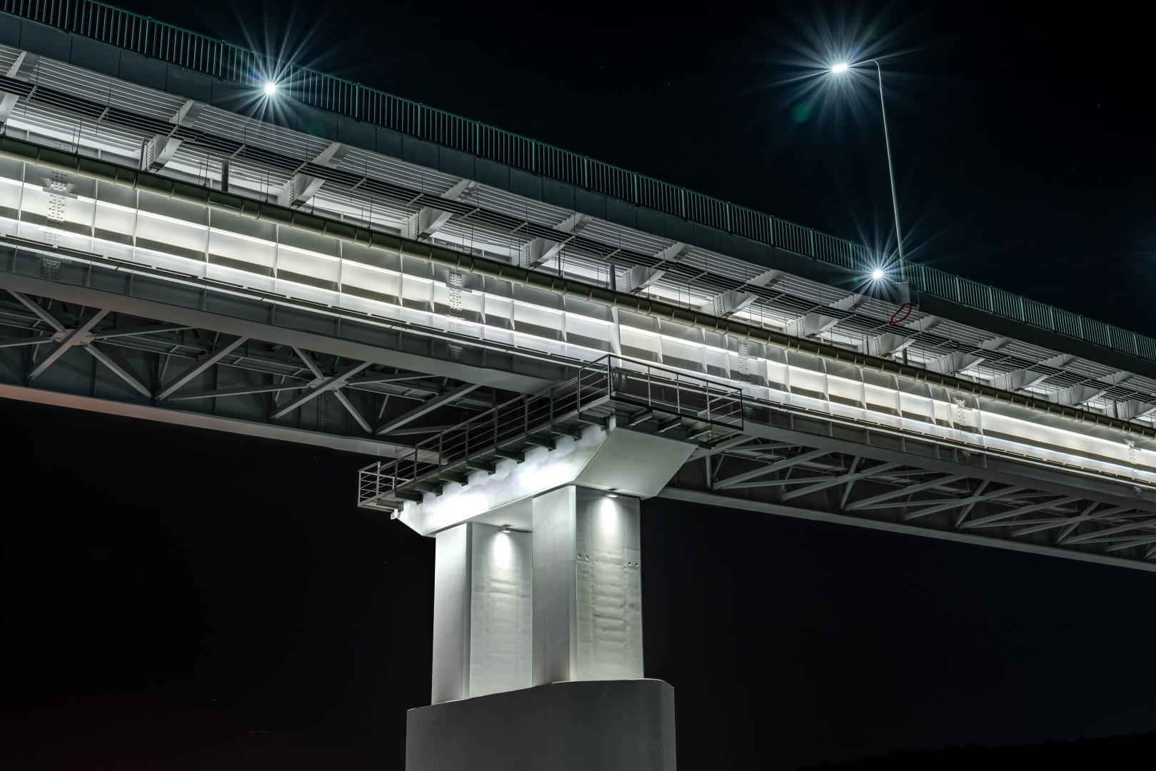 Каширский мост - проект наружного освещения