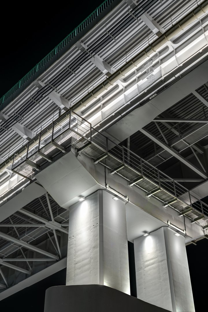 Kashirsky Bridge - outdoor lighting project