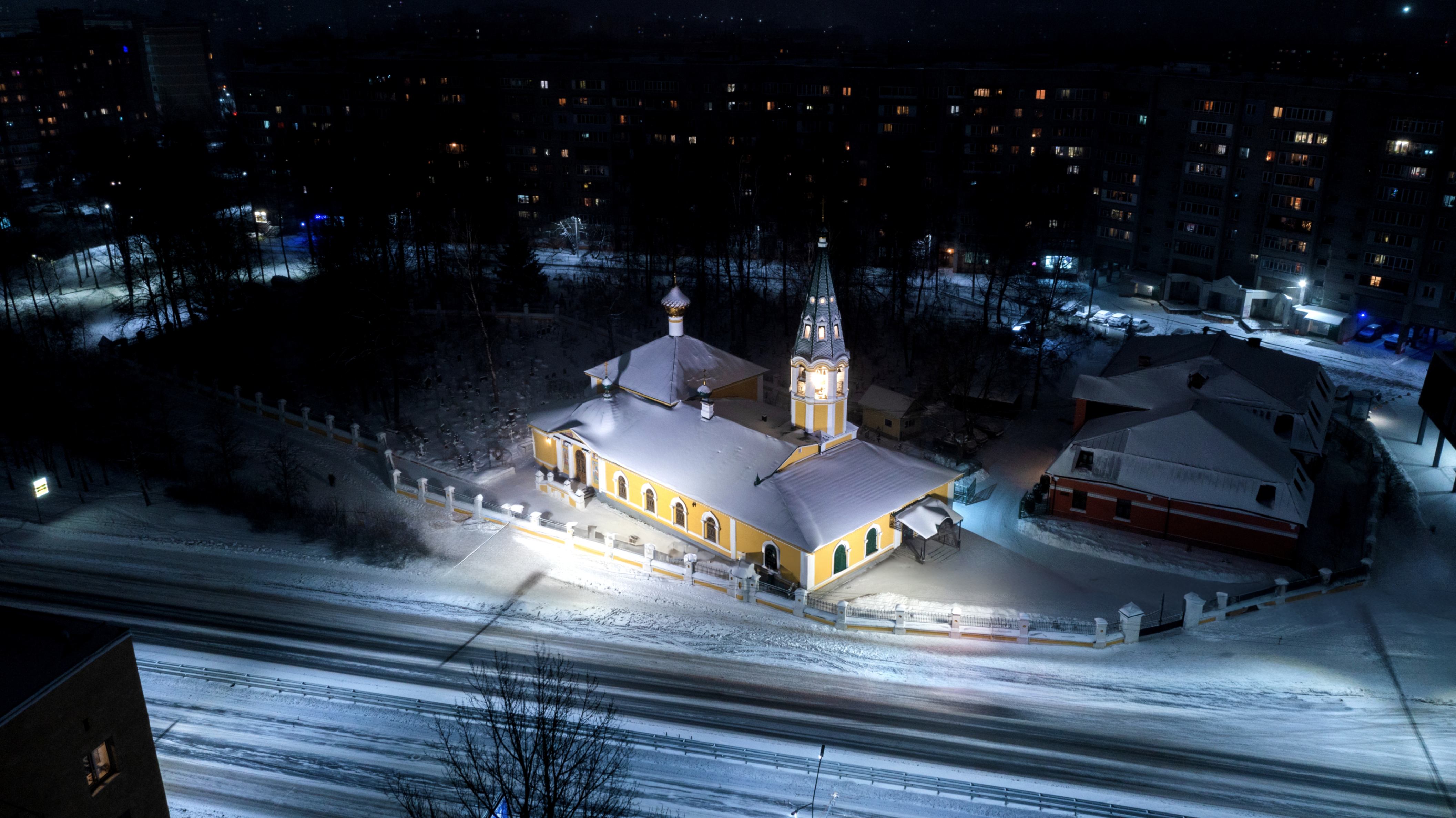 Крестобогородская церковь - проект наружного освещения