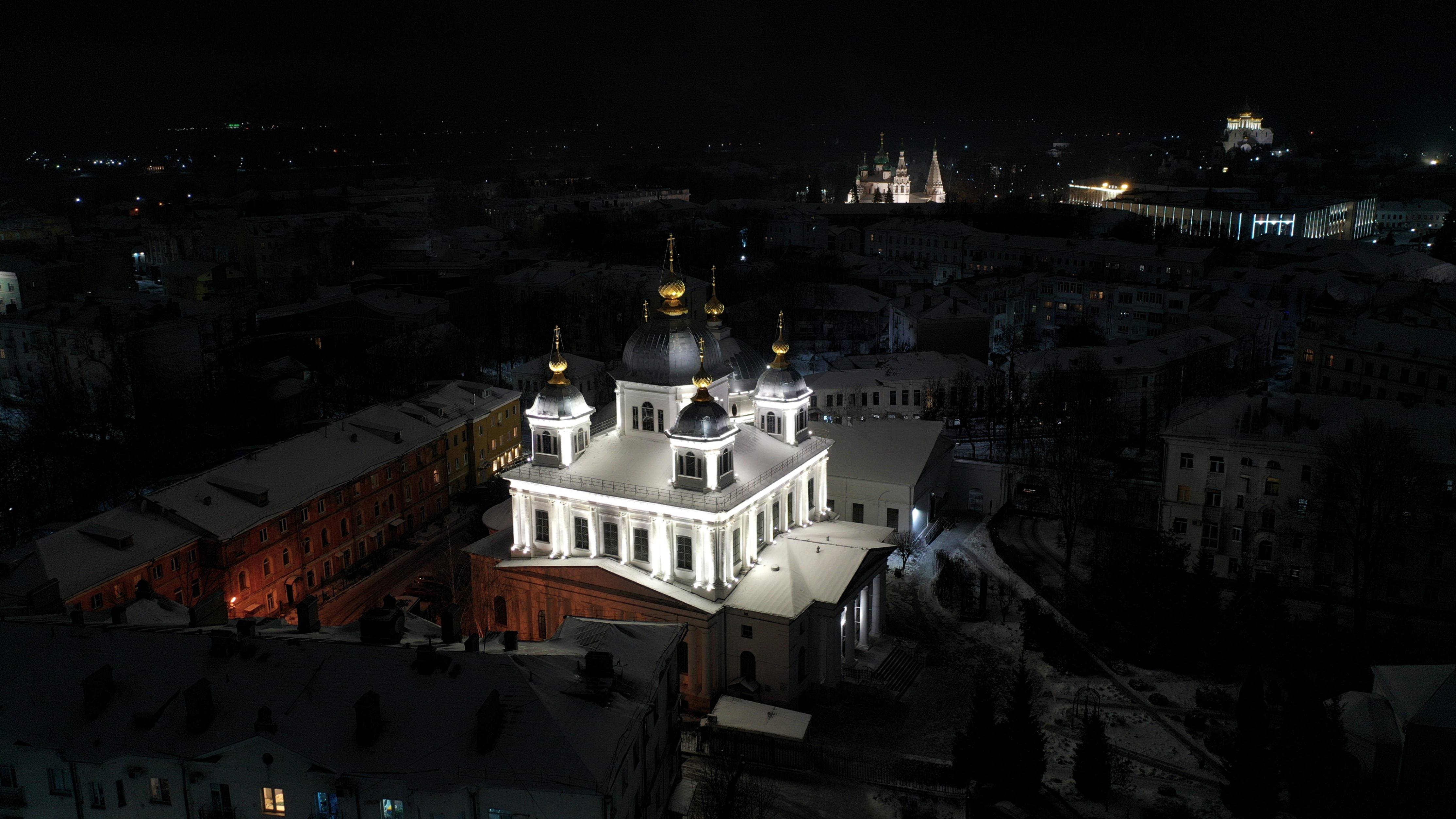 Казанский собор - проект наружного освещения