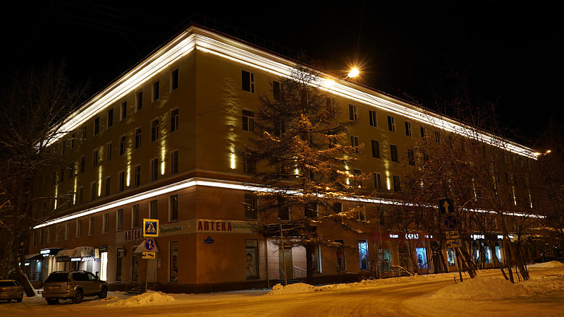Световой мастер-план города Мурманск, Самойловой 8