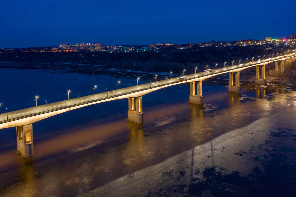 Myzinsky Bridge - outdoor lighting project