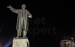 Освещение памятника В. И. Ленину в Нижнем Новгороде