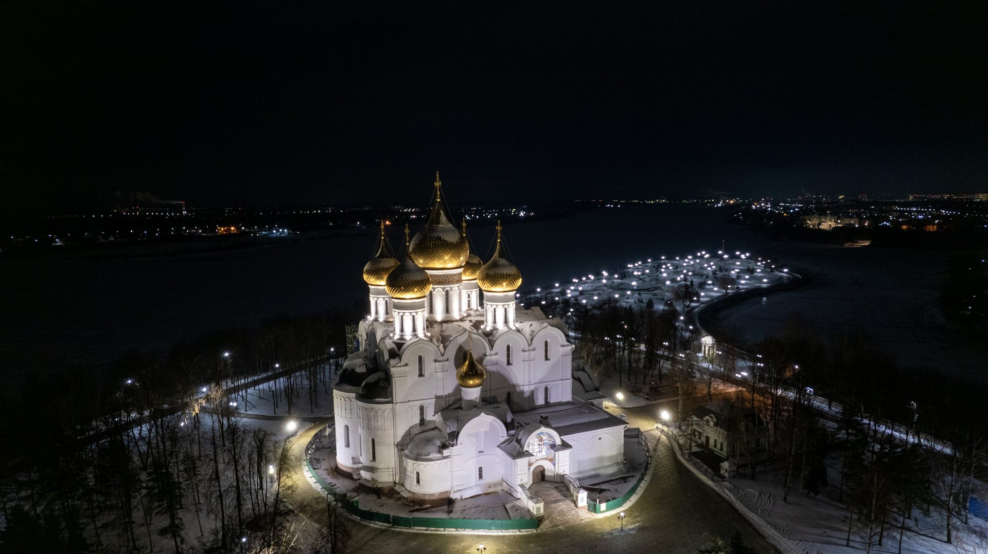 Dormition Cathedral of the Blessed Virgin Mary - outdoor lighting project