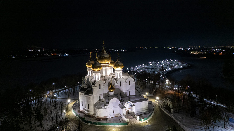 Kazan Cathedral - outdoor lighting project
