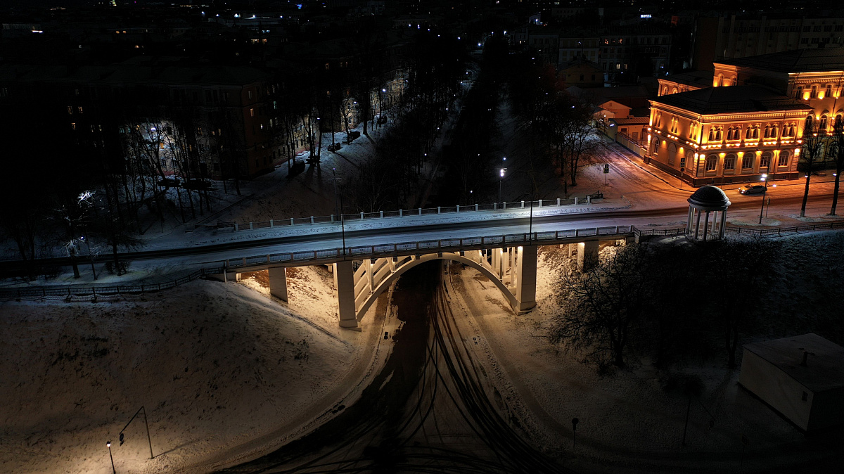 Воздвиженский мост - проект наружного освещения