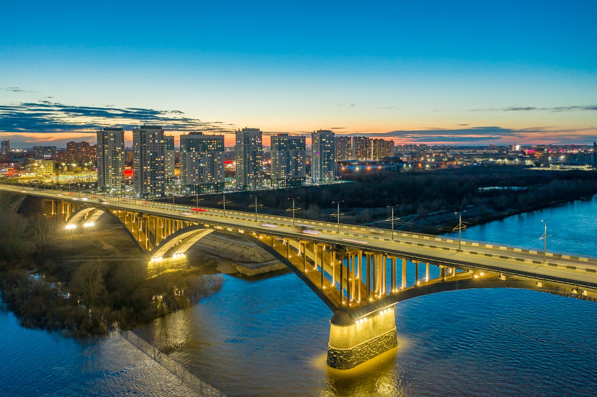 Molitovsky Bridge - outdoor lighting project