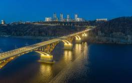 Освещение Молитовского моста в Нижнем Новгороде
