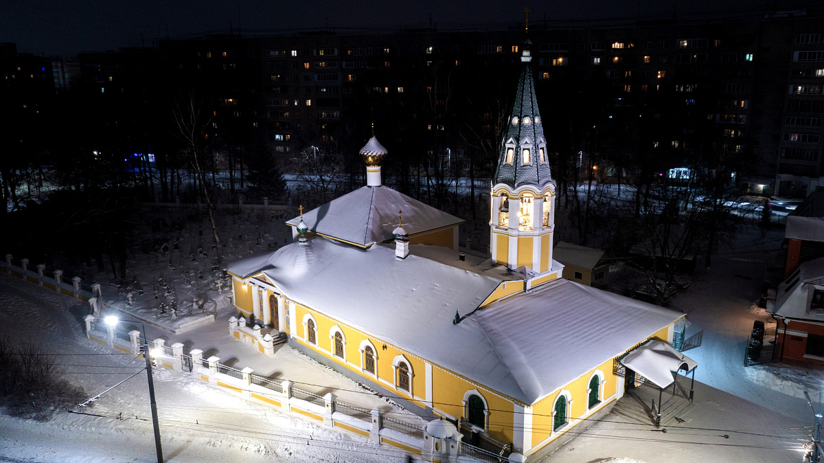 Крестобогородская церковь - проект наружного освещения