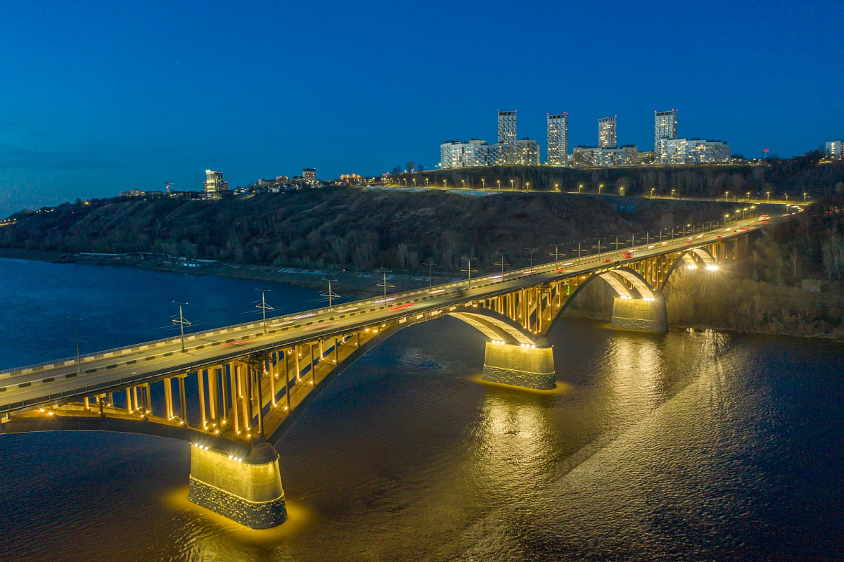 Molitovsky Bridge - outdoor lighting project