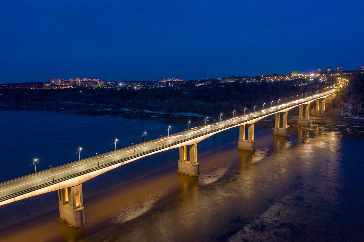 Myzinsky Bridge - outdoor lighting project