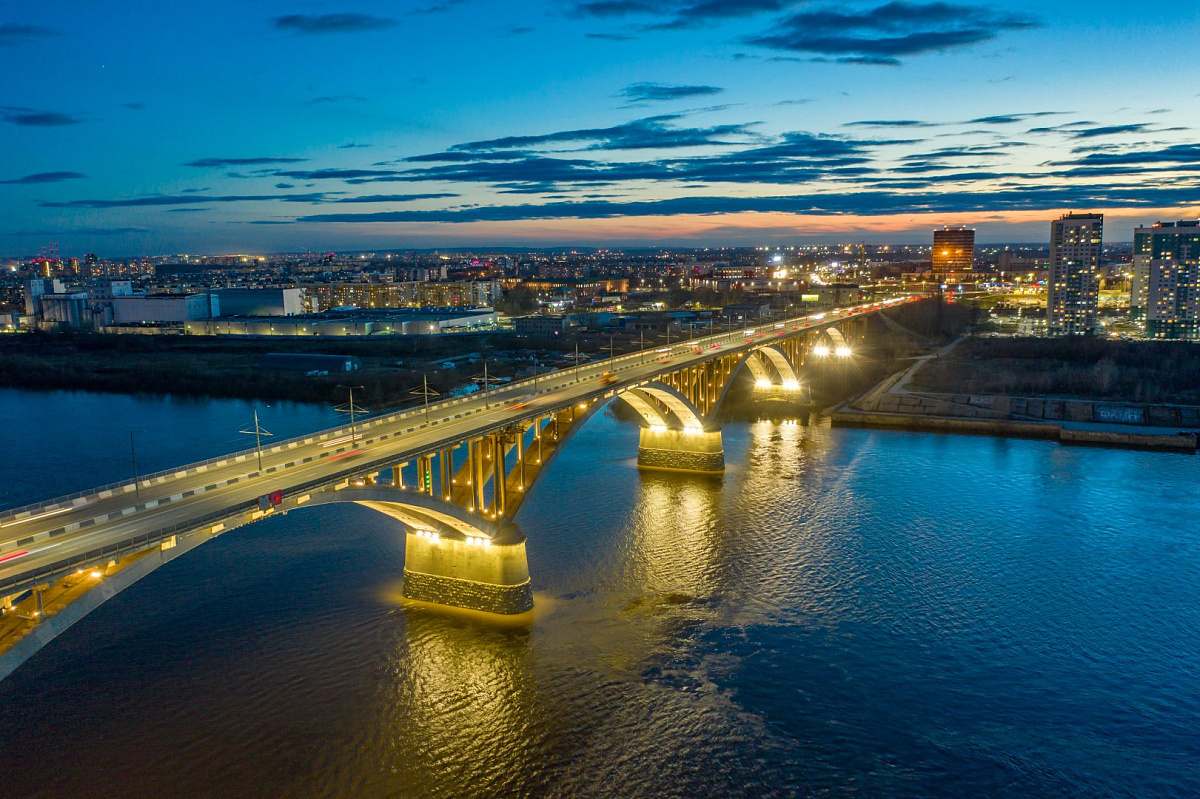 Molitovsky Bridge - outdoor lighting project