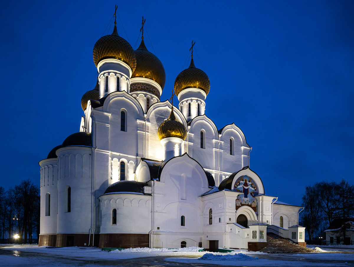 Кафедральный собор Успения Пресвятой Богородицы - проект наружного освещения