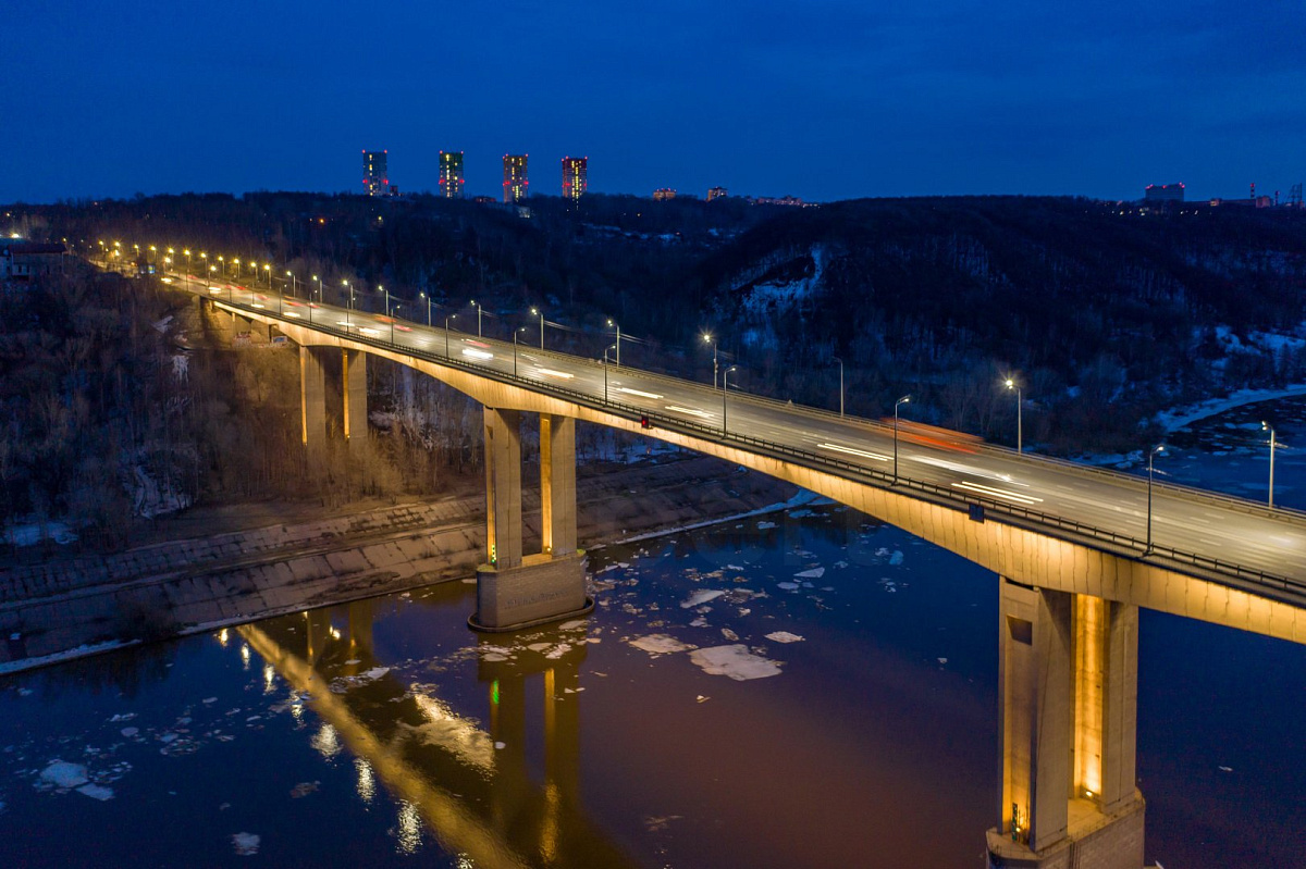 Myzinsky Bridge - outdoor lighting project