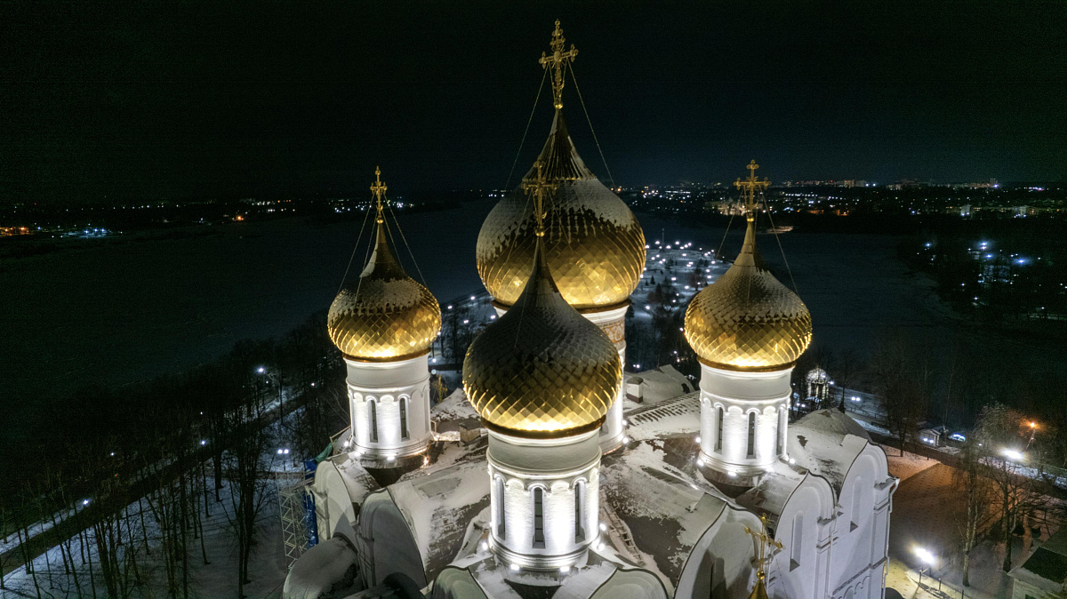 Dormition Cathedral of the Blessed Virgin Mary - outdoor lighting project