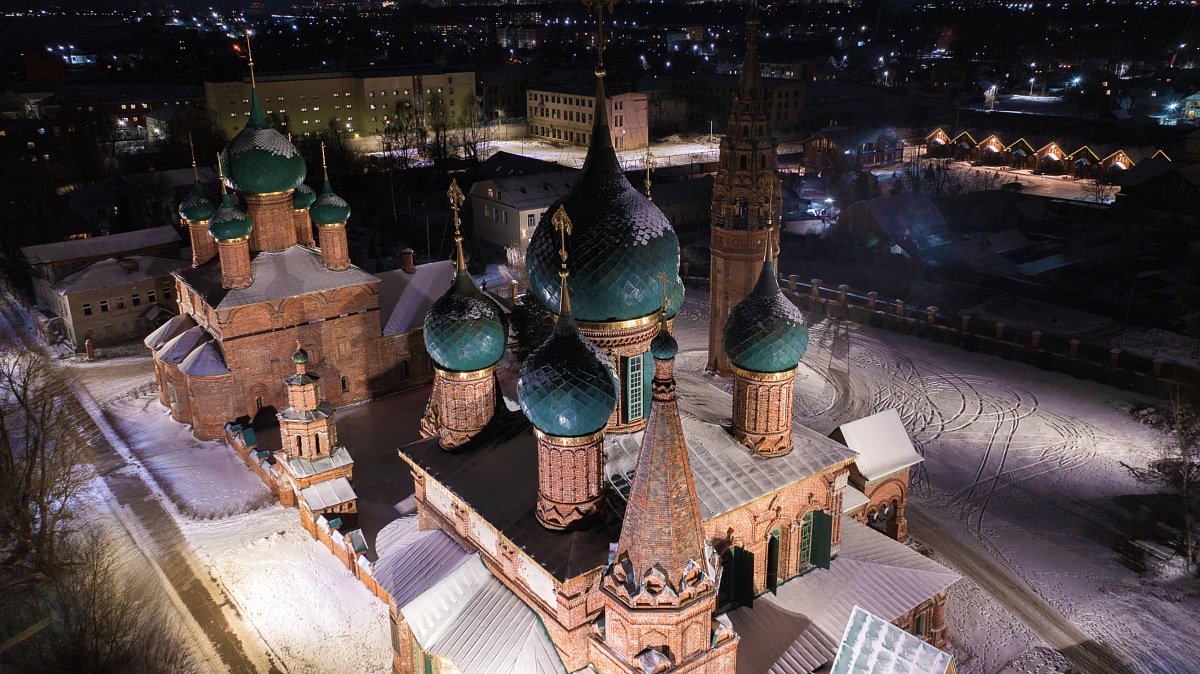 Temple Complex in Korovniki - outdoor lighting project