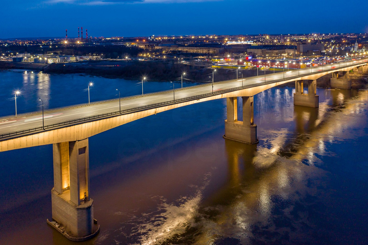 Myzinsky Bridge - outdoor lighting project