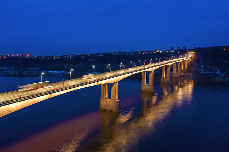 Дубненский мост - проект наружного освещения