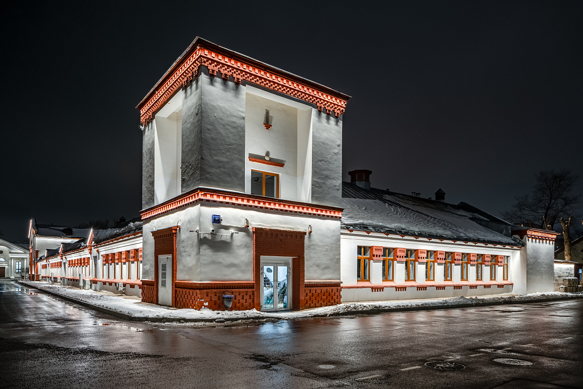 Pavilion No. 47 at VDNKh - outdoor lighting project