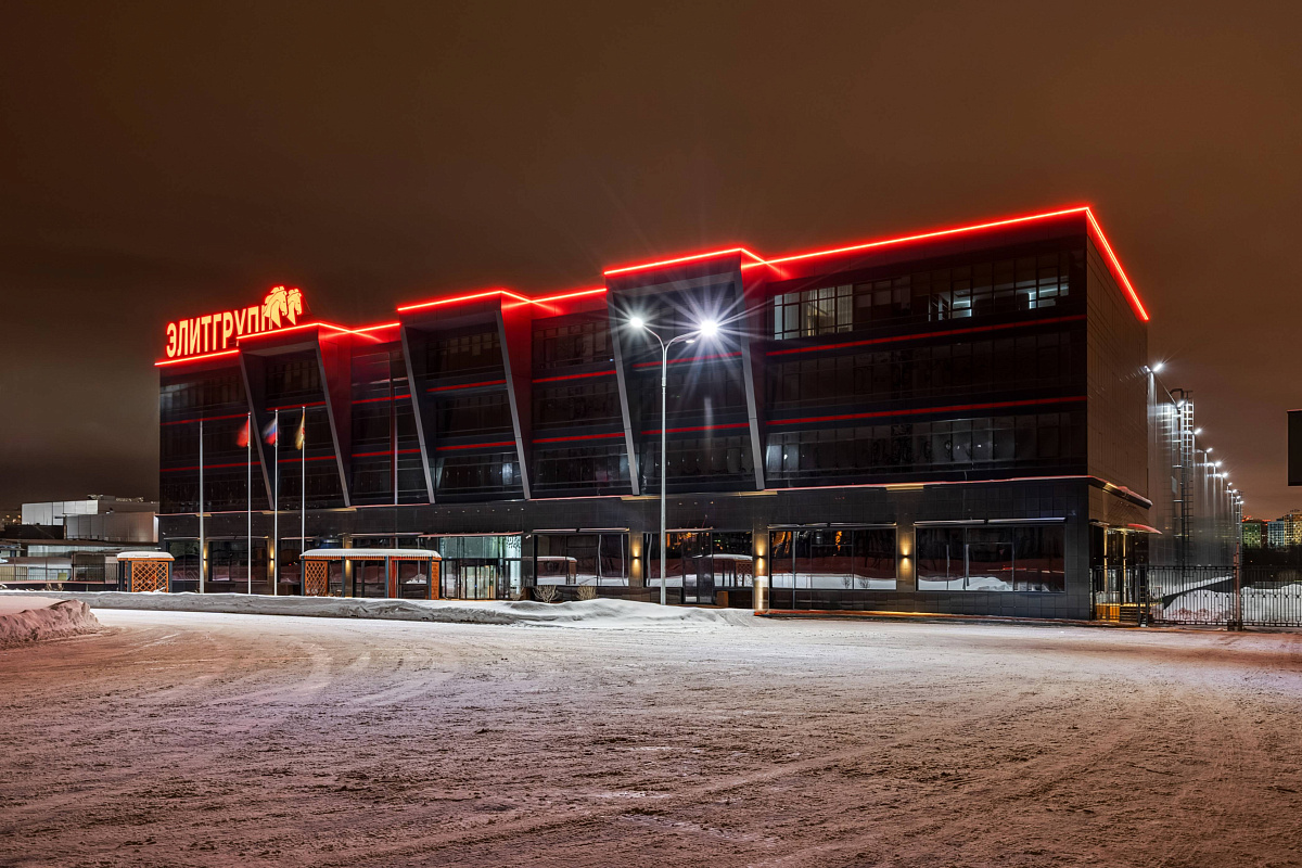 EliteGroup Meat Processing Plant - outdoor lighting project