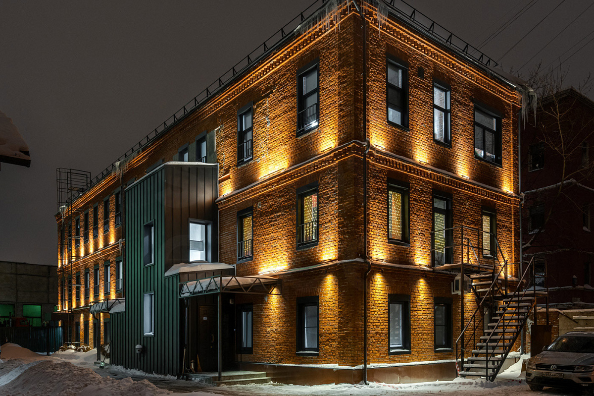 Green Dent - outdoor lighting project