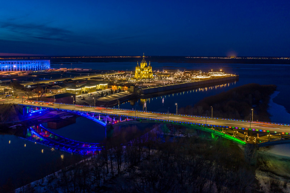 Kanavinsky Bridge - outdoor lighting project