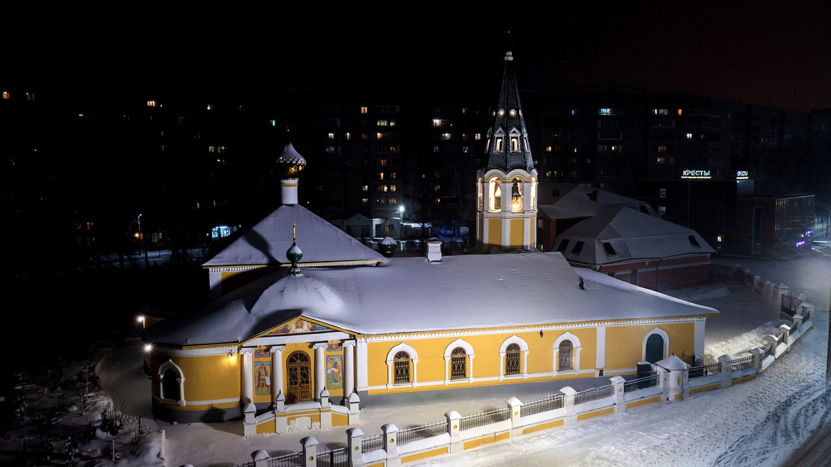 Крестобогородская церковь - проект наружного освещения